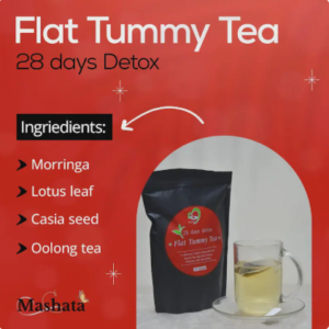 FLAT TUMMY TEA 28 DAYS: Infusion plantes bien-être digestion confort ventre léger routine 28 jours